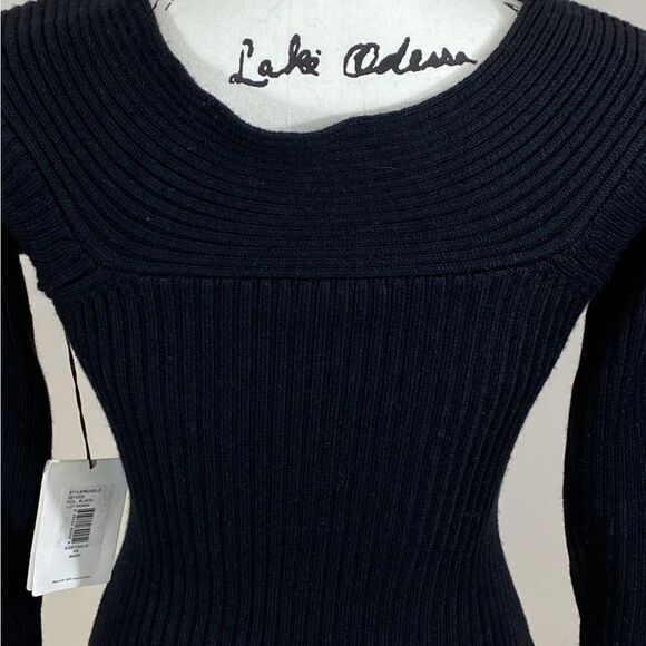 AMUR Trianna Rib-Knit Midi Dress size XS - Picture 9 of 11